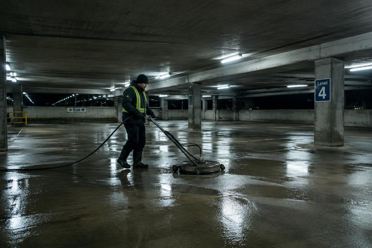 Car Park Cleaning result in Brisbane