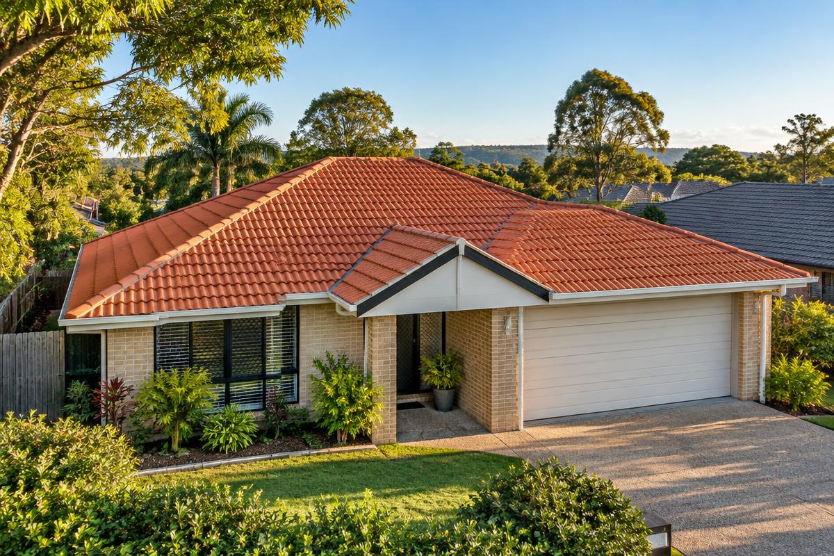 Clean roof on a home in Logan