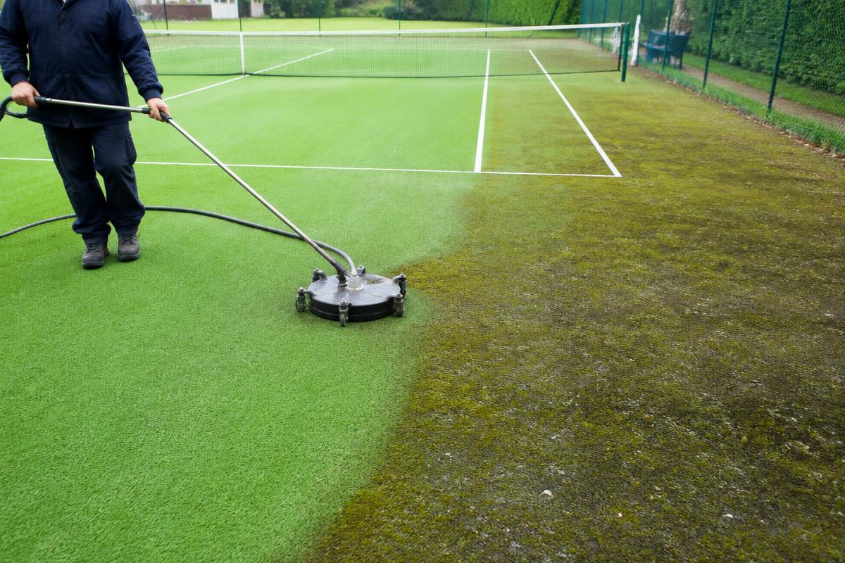 Tennis Court Cleaning Brisbane project 3